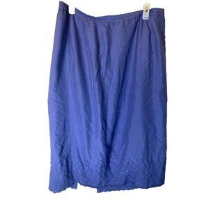 Talbots Periwinkle Midi Skirt